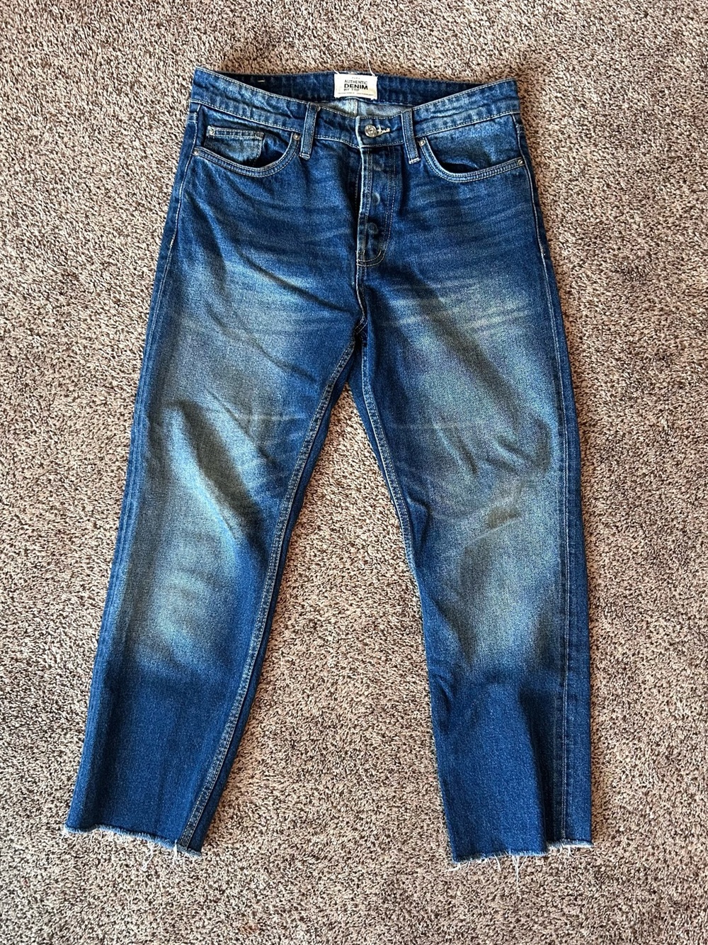 Zara Button Fly Jeans